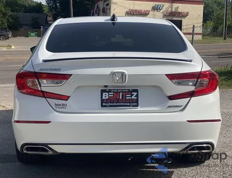 2021 Honda Accord Sport из США, поврежденный, VIN 1HGCV1F32MA046985